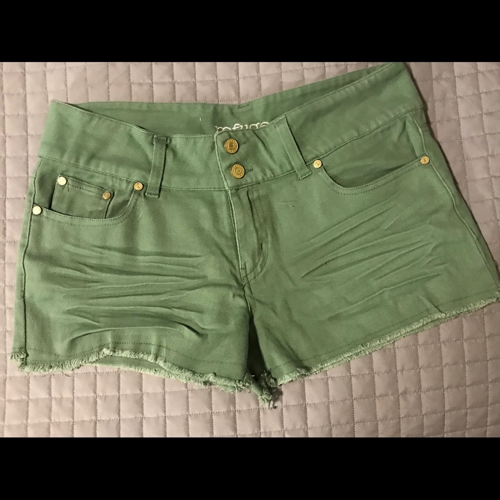Green shorts